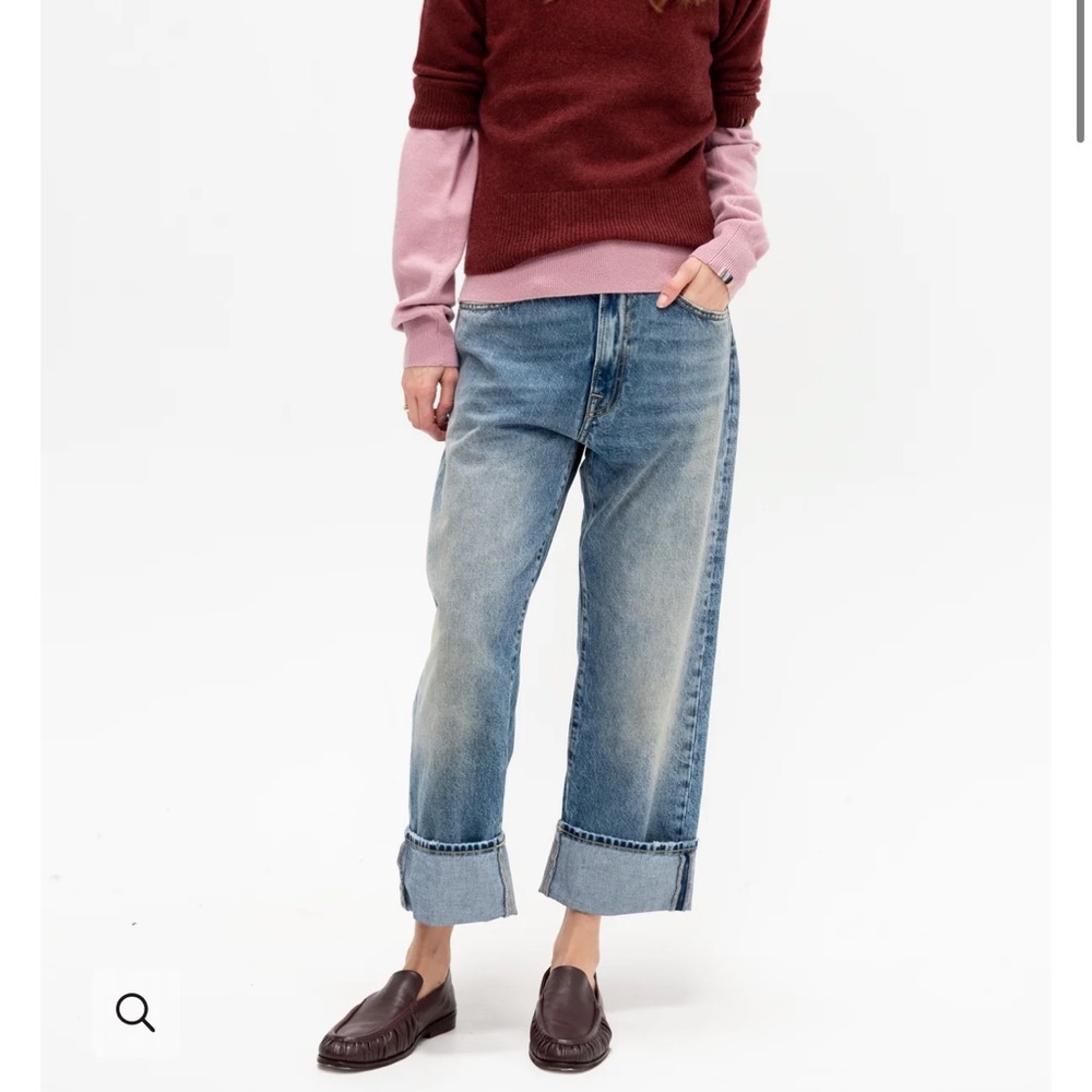 R13 Light Blue Boyfriend Jeans